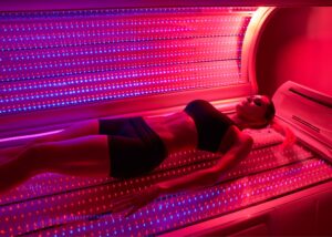 red light therapy bed at soma house, wellness clinic in high wycombe, 